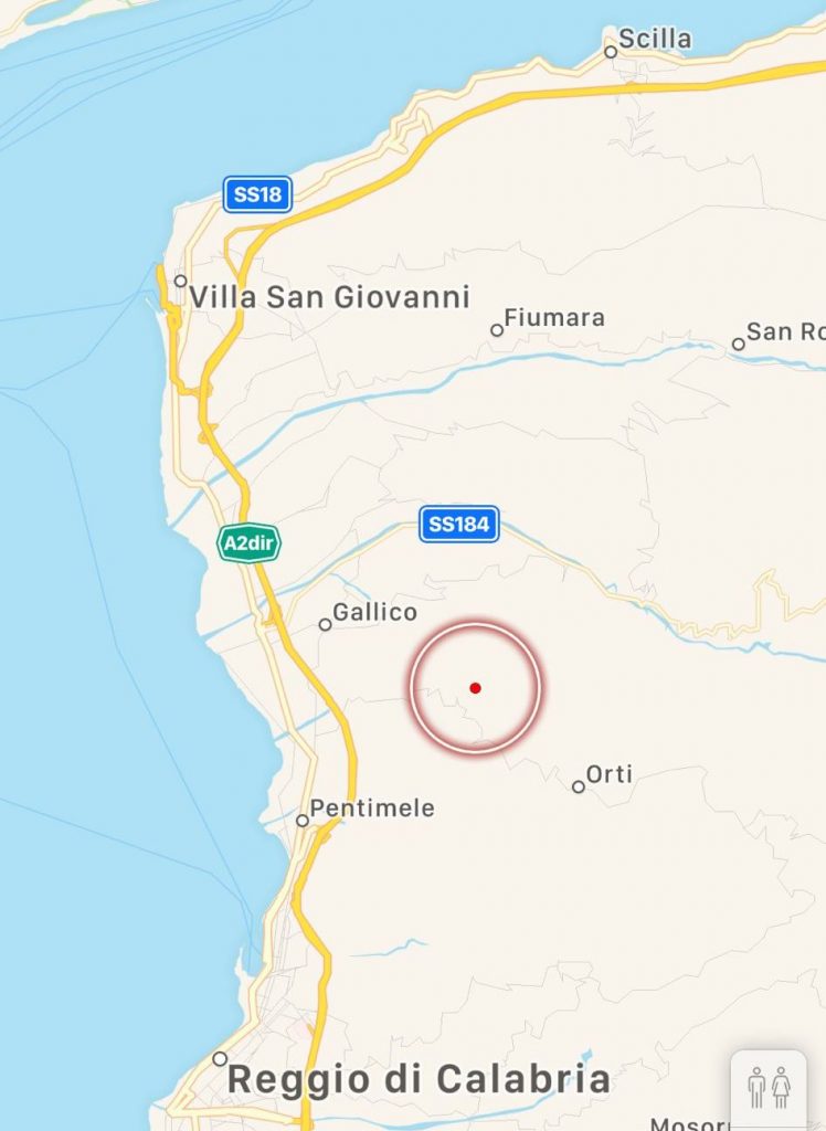 terremoto reggio calabria 28 luglio 2021