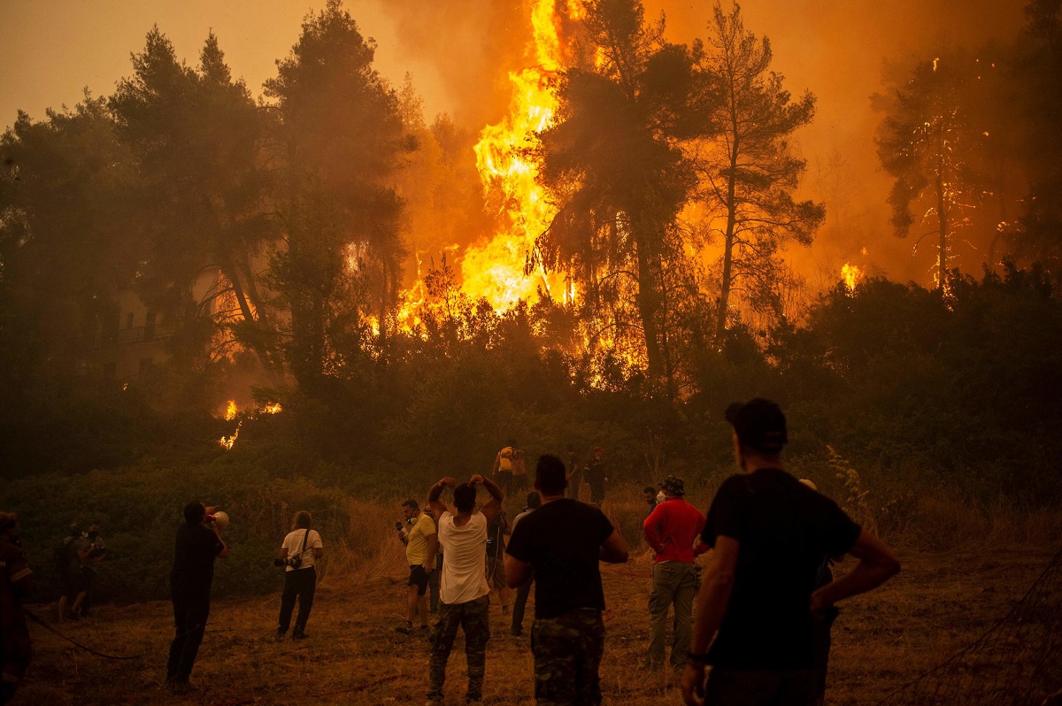 incendi grecia evia