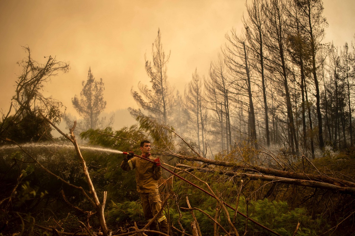 incendi grecia evia