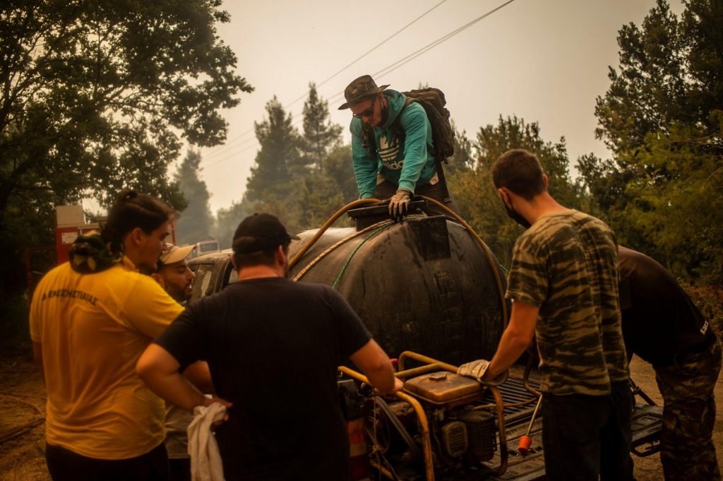 incendi grecia evia