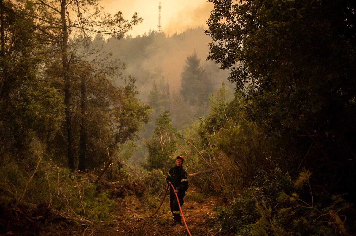 incendi grecia evia