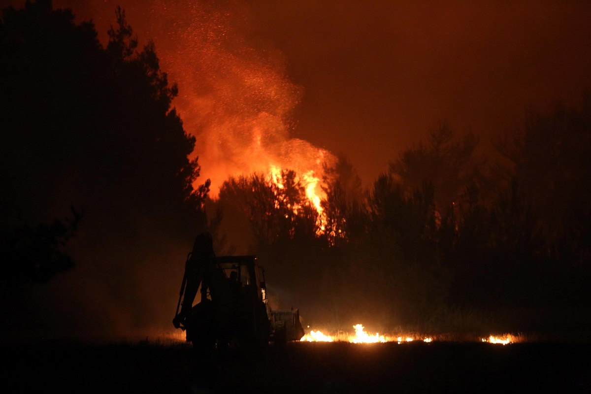 Incendi in grecia