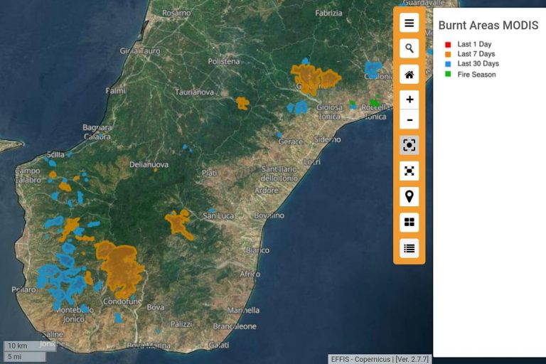 incendi reggio calabria