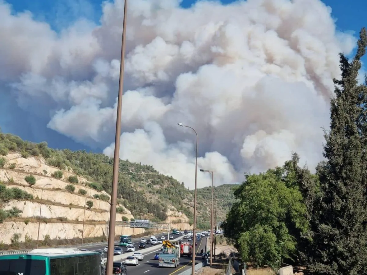 incendio israele