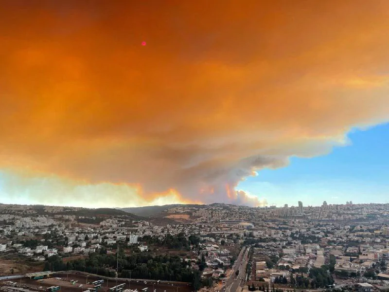 incendio israele