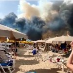 Vasto incendio a Pescara, scene drammatiche: le fiamme raggiungono le case, centinaia di evacuati e feriti – LIVE