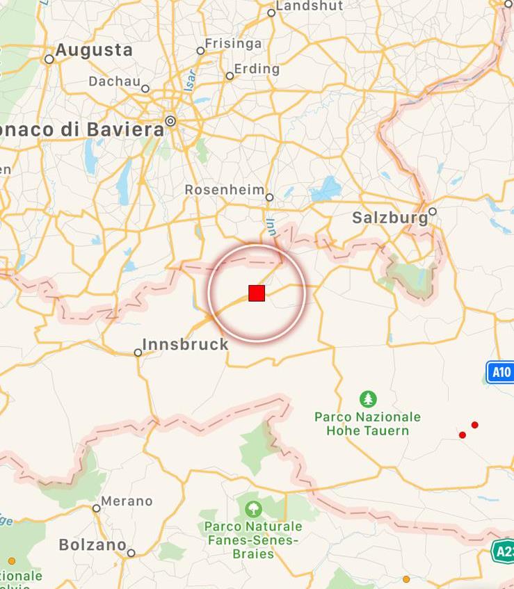 terremoto austria 16 agosto 2021