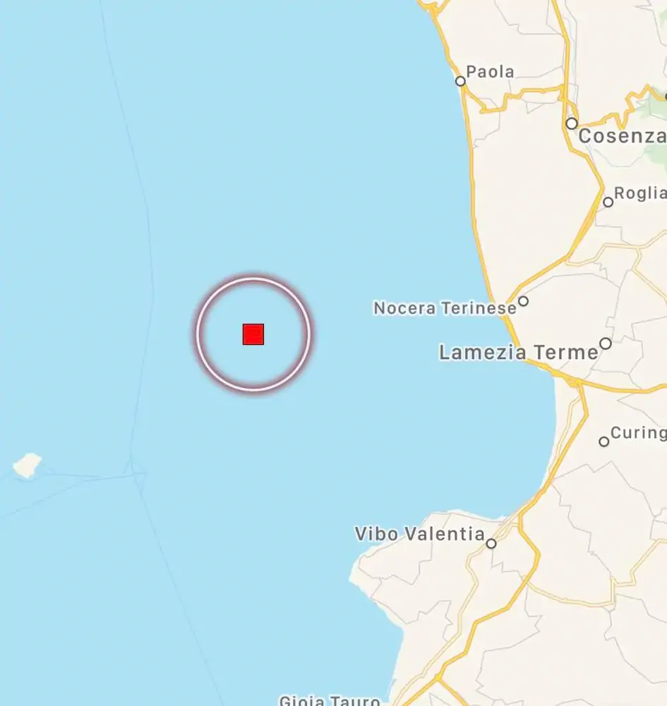 terremoto calabria oggi