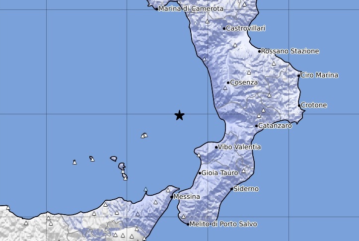 Forte scossa di terremoto avvertita in Calabria: paura nel ...