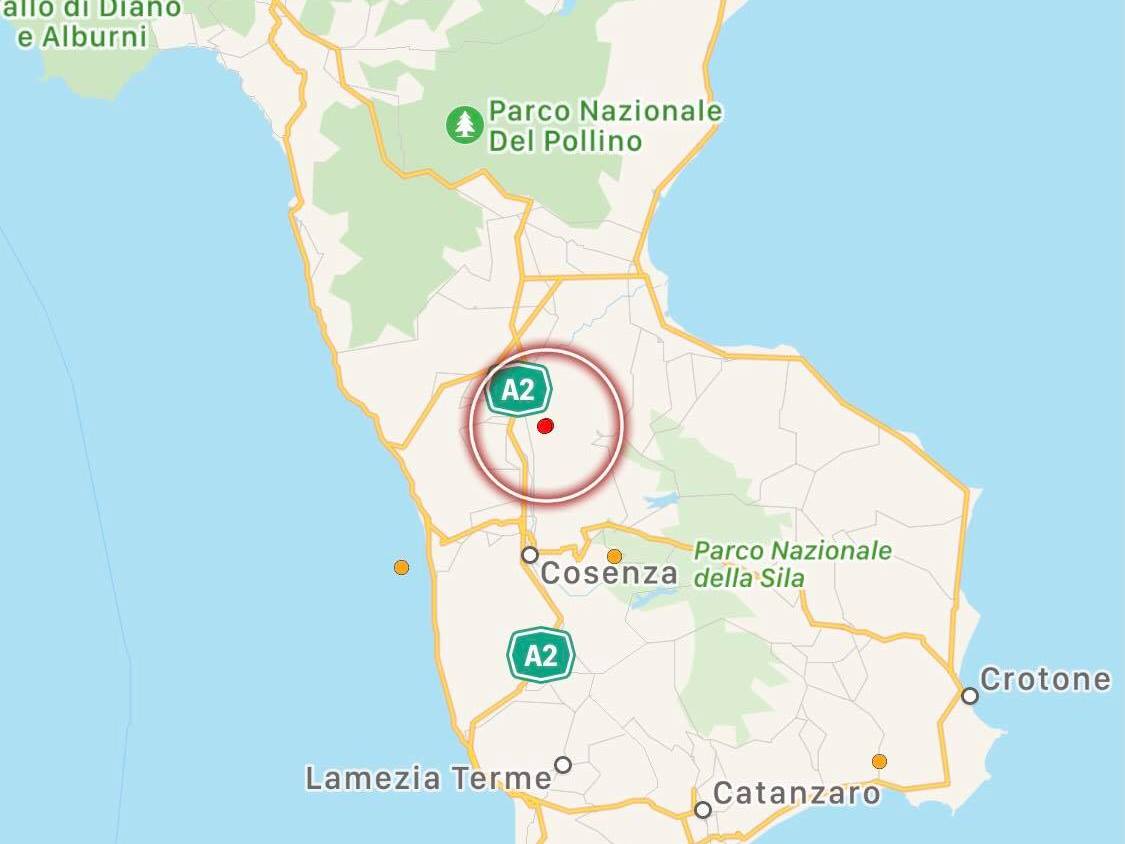 terremoto cosenza