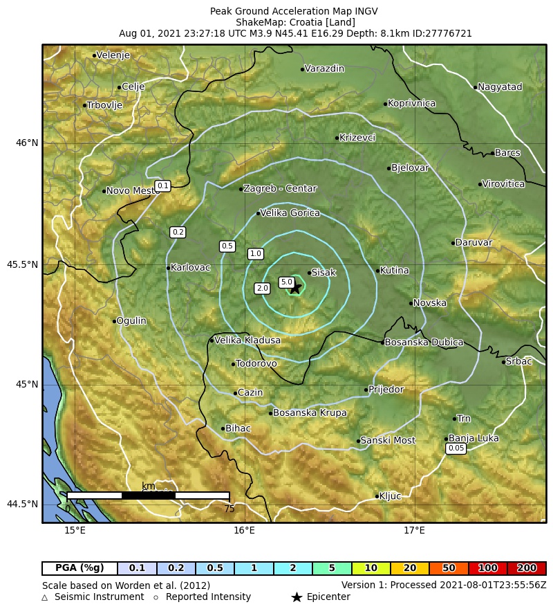 terremoto croazia