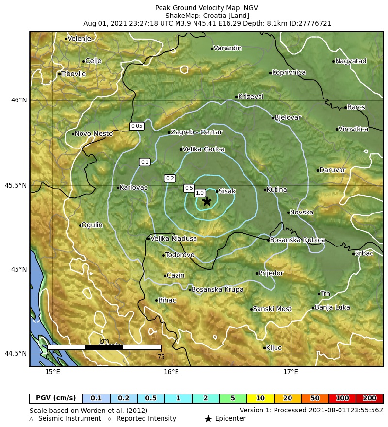 terremoto croazia