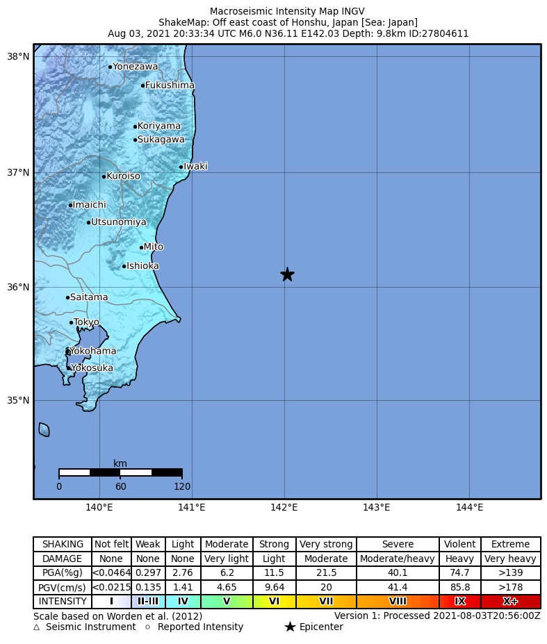 terremoto giappone