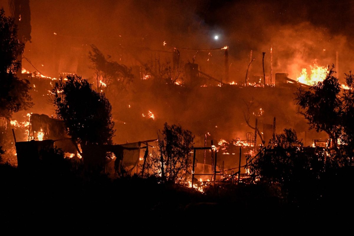 incendio Nea Makri Grecia Atene