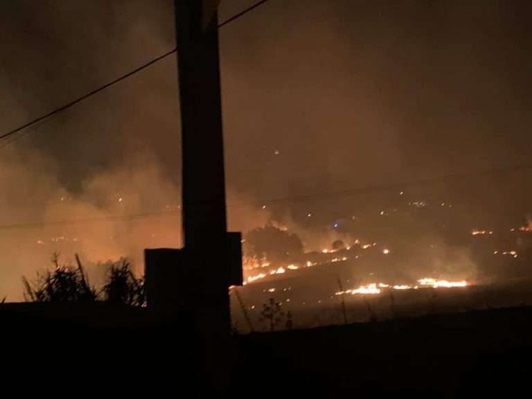 incendio Scopello