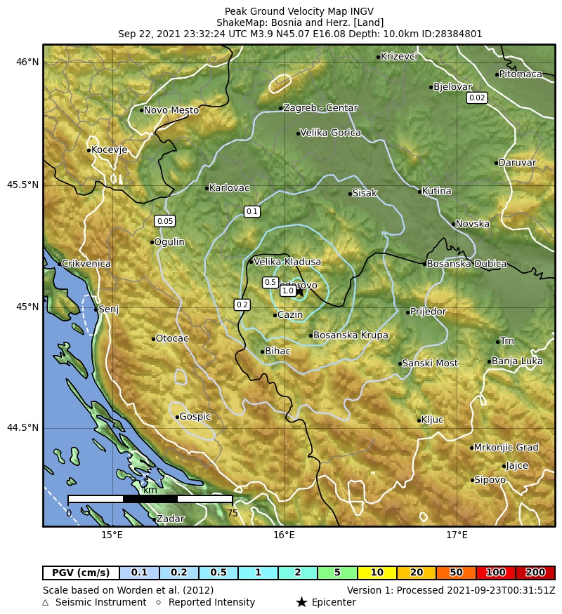 terremoto bosnia erzegovina