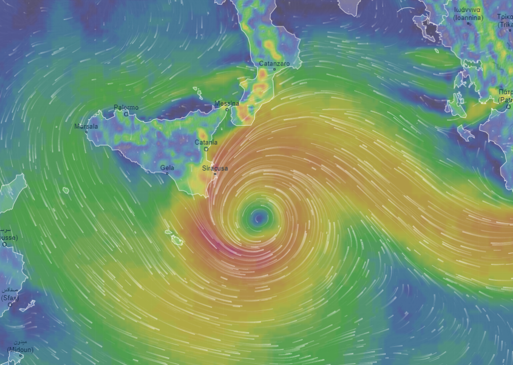 allerta meteo medicane apollo