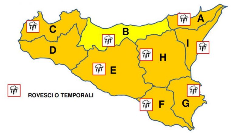 allerta meteo sicilia