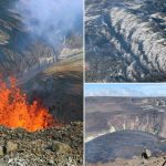 Hawaii, prosegue l’eruzione del vulcano Kilauea: è confinata nel cratere Halemaumau [FOTO]