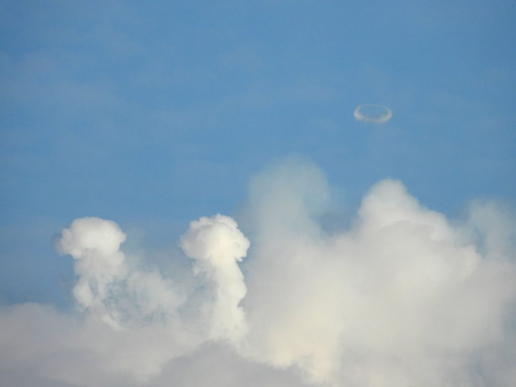 etna stamattina anelli di fumo