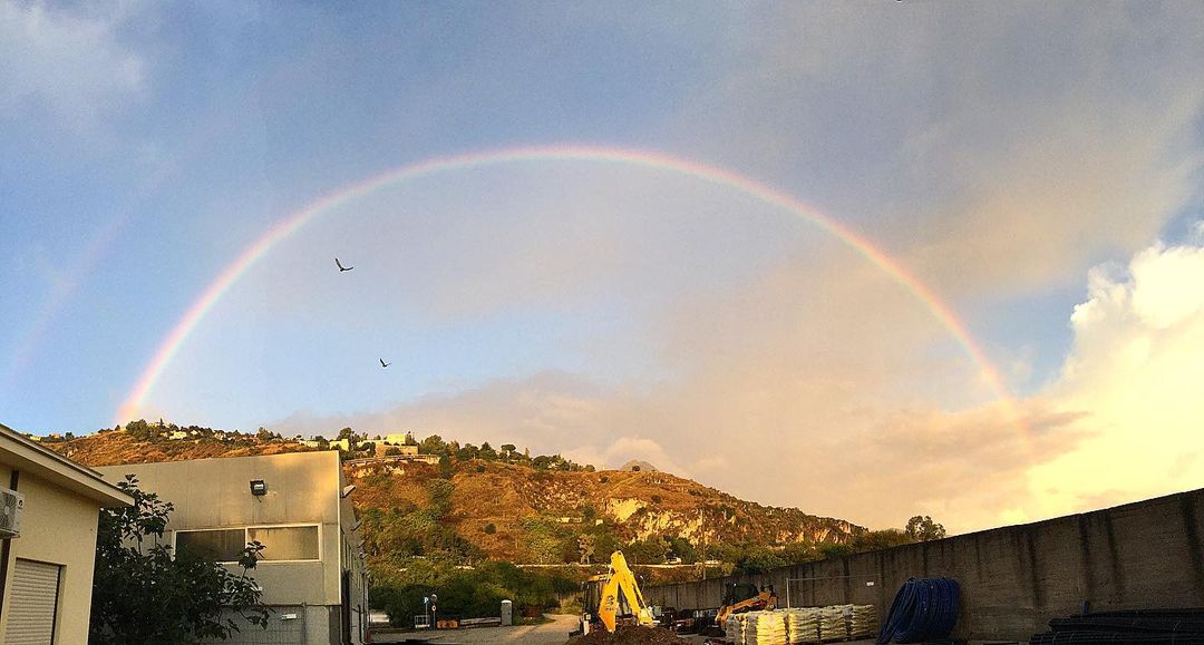 maltempo arcobaleno palermo