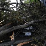 Maltempo, venti di 165km/h in Australia: alberi abbattuti, tetti divelti e 450.000 persone al buio a Melbourne – FOTO