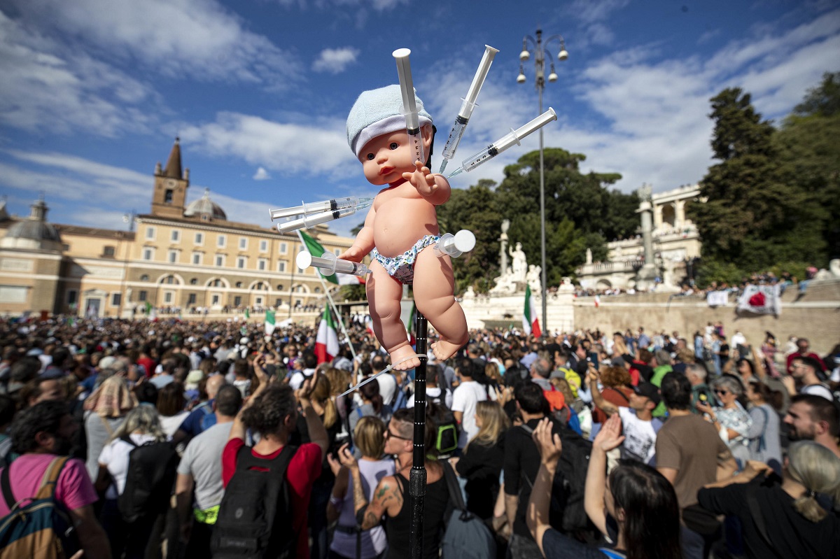 manifestazione roma green pass