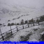 Maltempo, freddo in Abruzzo: neve fino a 1.400 metri, -5,2°C al Rifugio Franchetti – FOTO