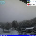 Maltempo, freddo in Abruzzo: neve fino a 1.400 metri, -5,2°C al Rifugio Franchetti – FOTO