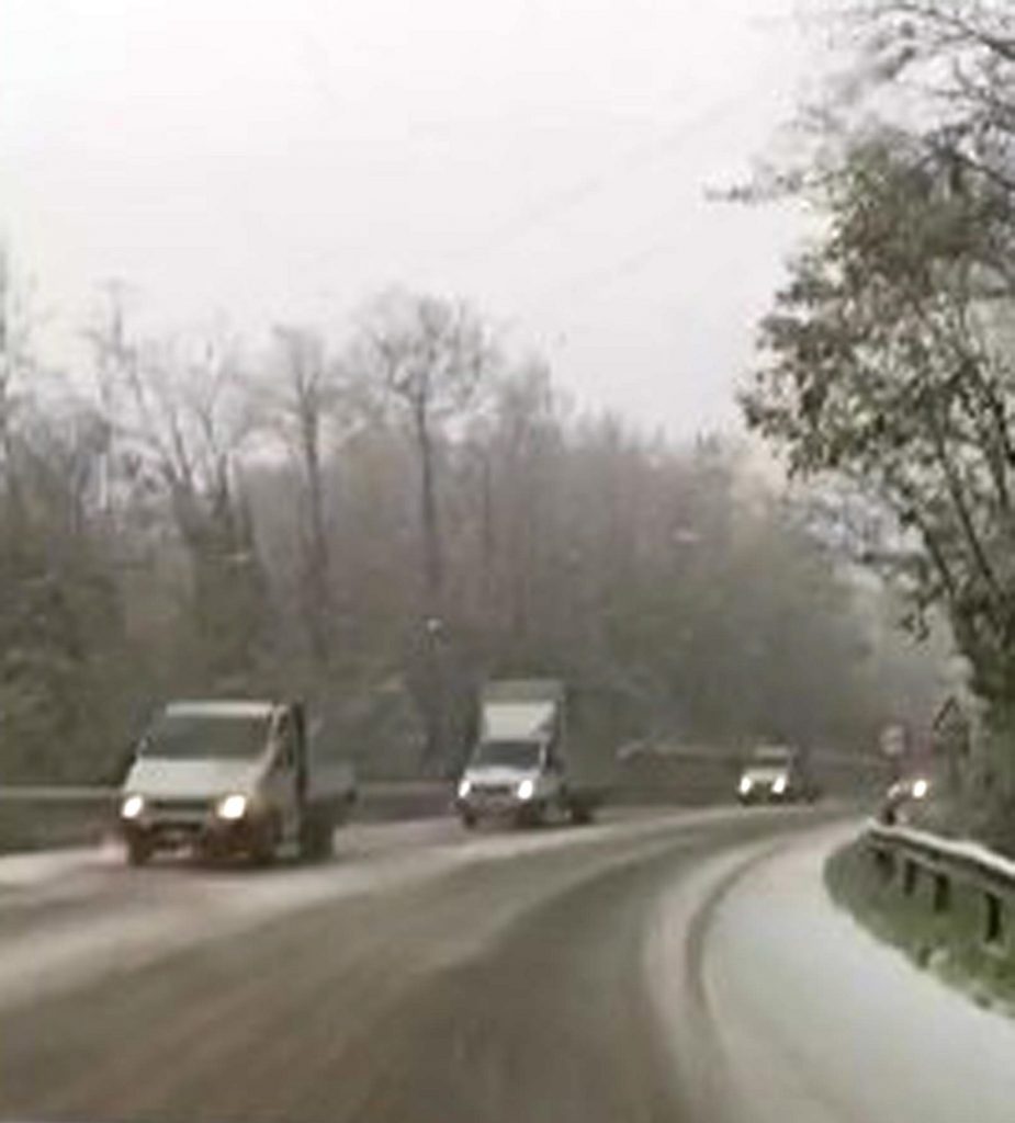 Neve sulla Somma in Umbria