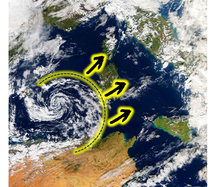 allerta meteo due cicloni sull'italia