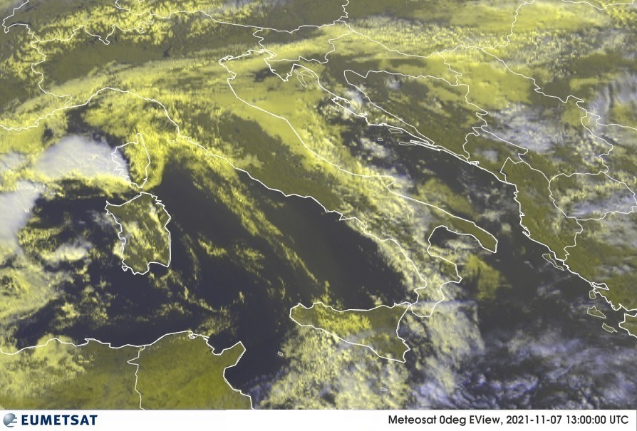 caldo record italia 7 novembre 2021