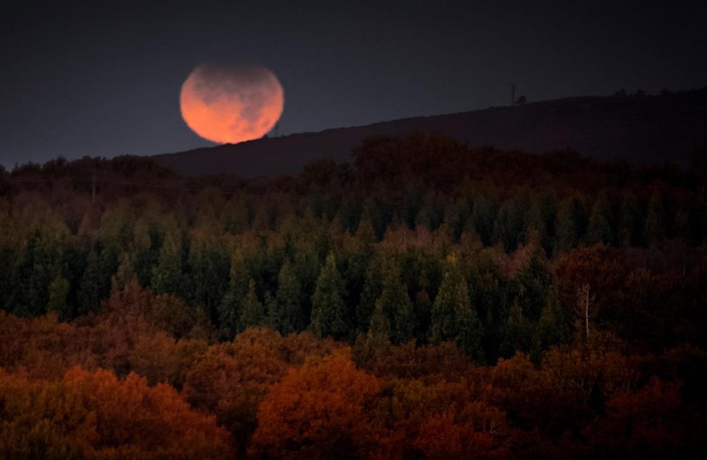 eclissi lunare parziale