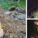 Maltempo Salerno: frana a Cava de’ Tirreni, cede strada panoramica [FOTO]