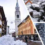 Maltempo in Veneto: fitte nevicate nella notte sulle Dolomiti, scenari fiabeschi a Cortina e San Vito di Cadore [FOTO]