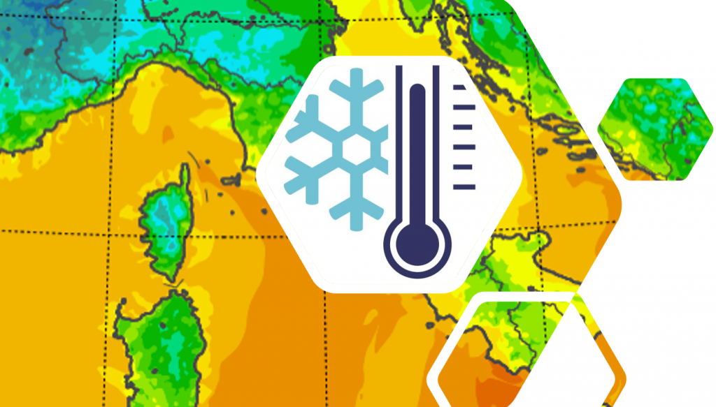 temperature minime italia oggi