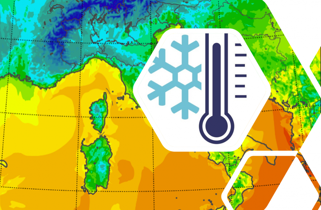 temperature minime italia oggi