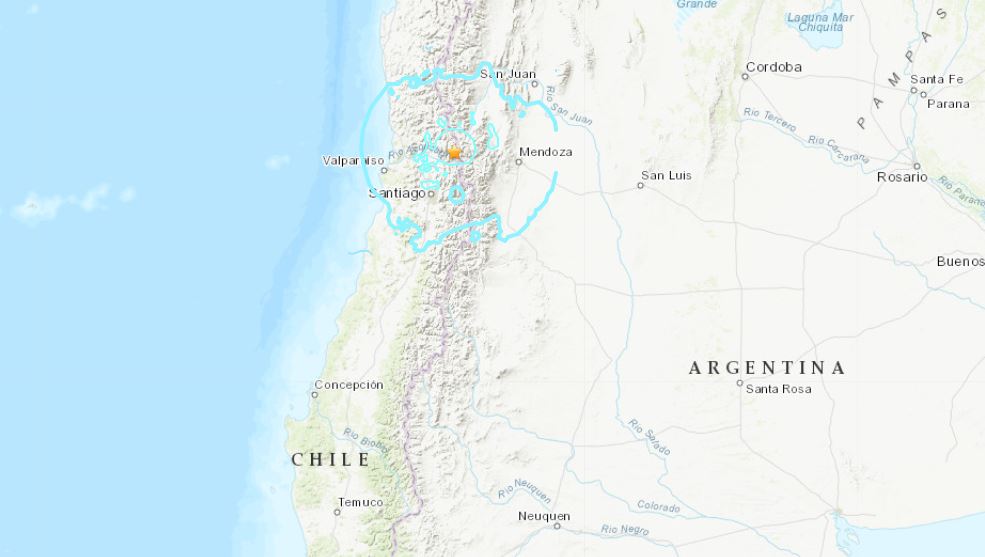 terremoto argentina cile