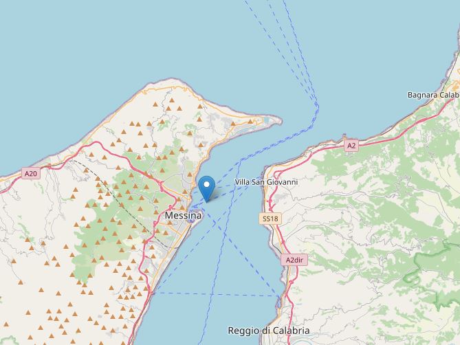 terremoto stretto di messina