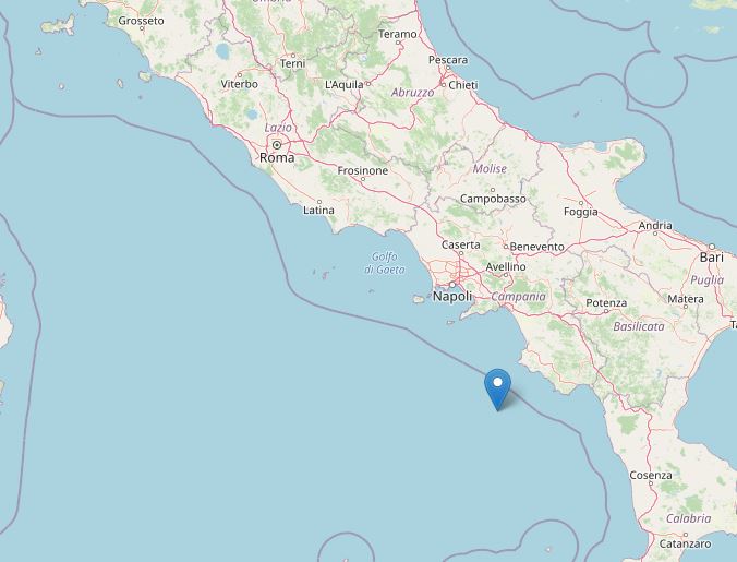 terremoto tirreno meridionale