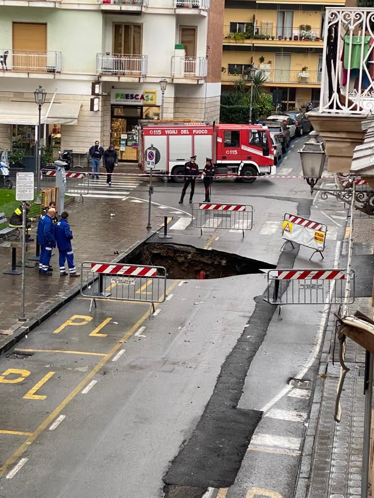 Voragine a Sant'Agnello