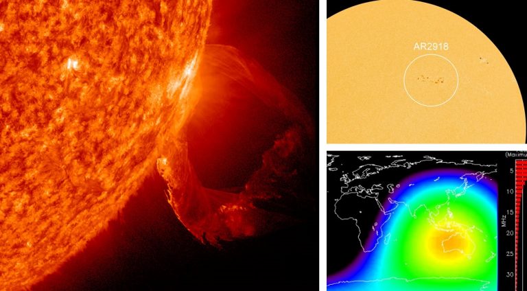 eruzione solare 28 dicembre