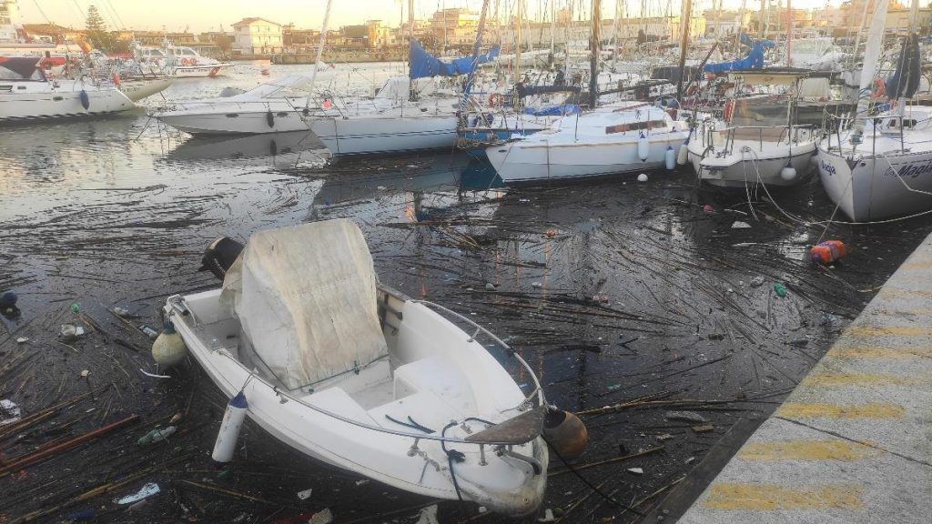 maltempo darsena fiumicino