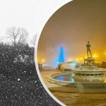 Maltempo, nevica a L’Aquila: scenari suggestivi nel capoluogo abruzzese [FOTO]