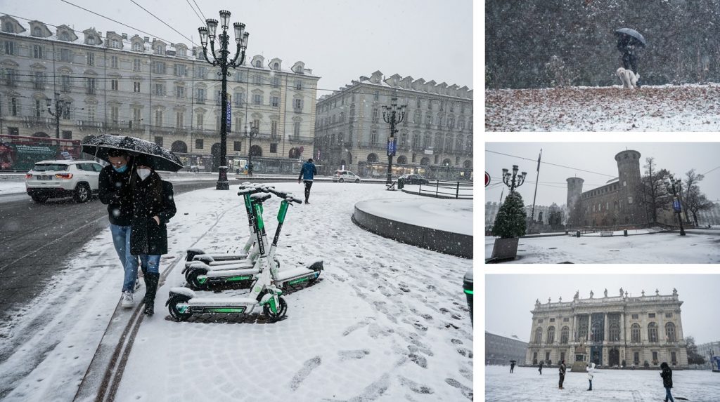 nevicata torino