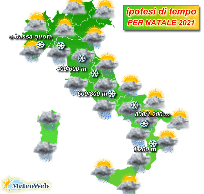 Previsioni Meteo Per Natale, Primi Possibili Scenari: Tendenza Verso ...