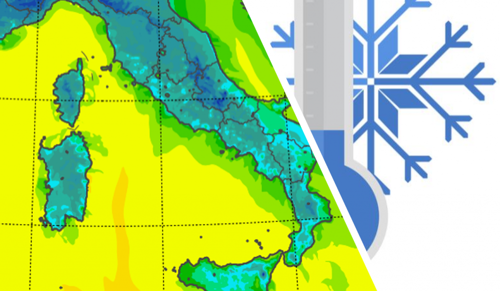 temperature minime italia oggi