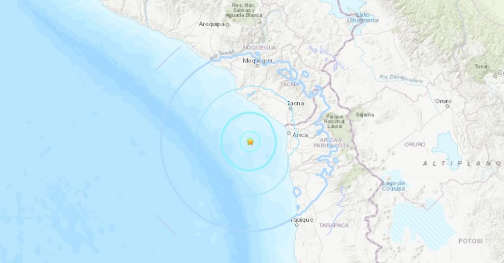 terremoto cile perù