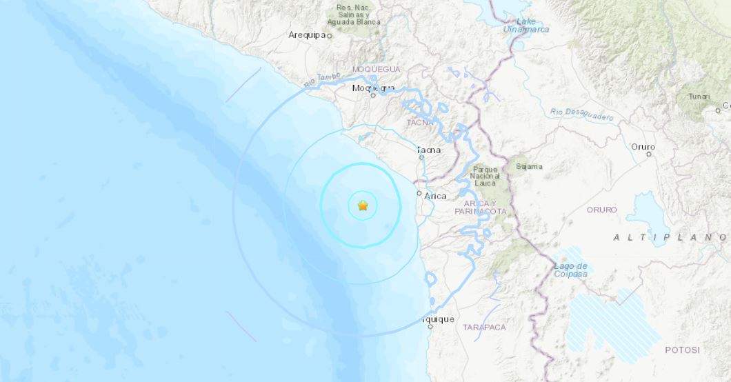 terremoto cile perù