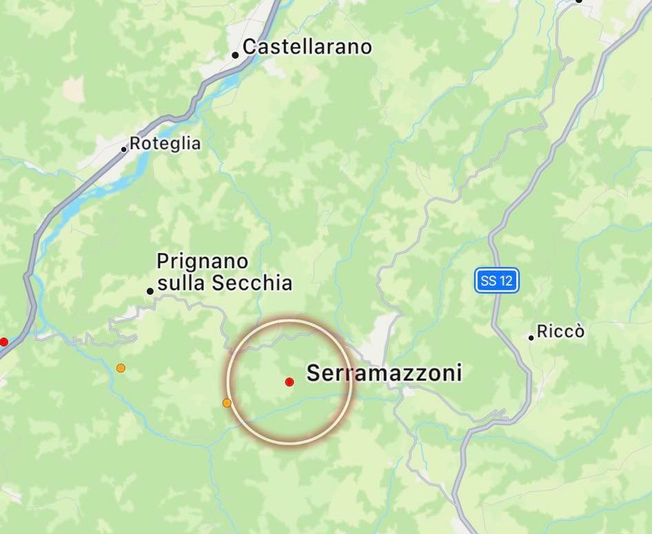 terremoto modena Serramazzoni (1)